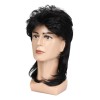 Peluca Larga Cabello Para Hombre 80 Disfraces Party Natural