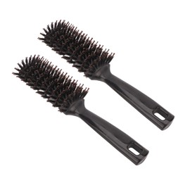 Beard Straightening Comb,2Pcs Beard Comb Straightener Men Straightening Plastic Fine Teeth Hallow Wet Dry Tool