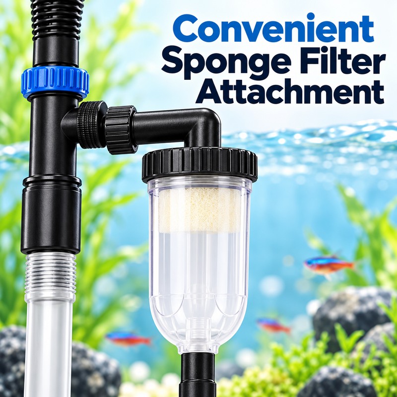 Electric Aquarium Gravel Vacuum for Fish Tank Cleaning – US