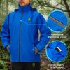 TIDEWE Rain Suit, Waterproof Breathable Lightweight Rainwear (Blue Size XXXL)
