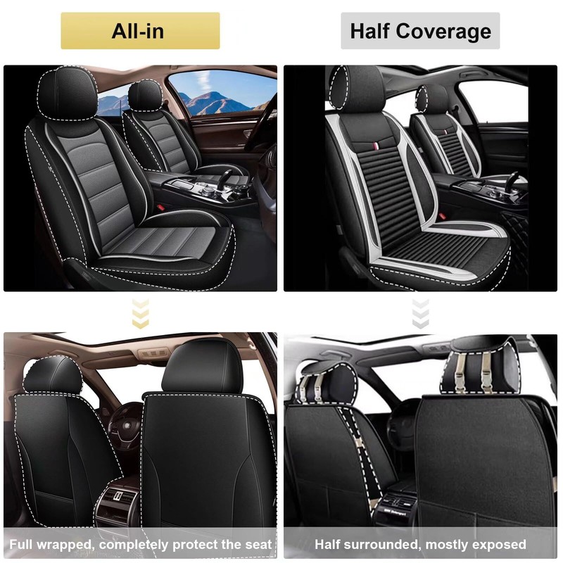 IKABEVEM Car Seat Covers Fit for Nissan Leaf 2011-2024 2025: