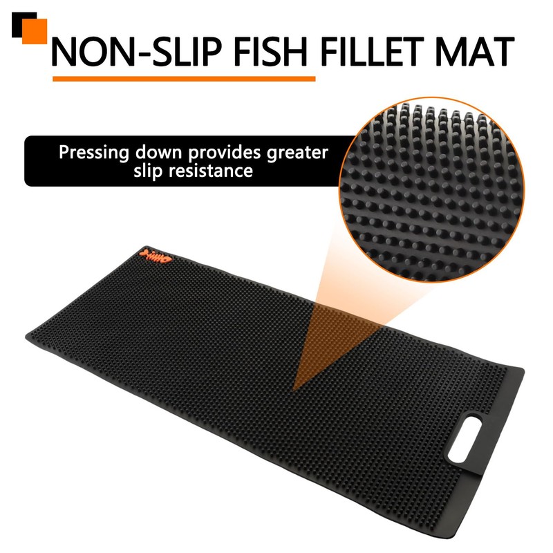 AFEISOL 32 Inch Non Slip Fish Fillet Mat Heavy Duty