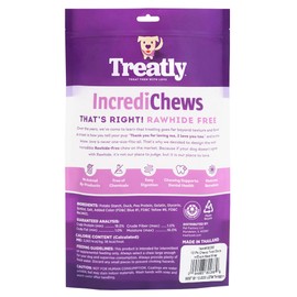 Treatly IncrediChews Stick w/Duck Meat Wrap Dog Chew Treats - 10 Count/1 Pack