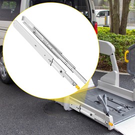 VEVOR Drawer Slides, 1 Pair 36inch Locking Drawer Slides, 500lbs Load Capacity, Side Mount Ball Bearing Drawer Glides, Long Full Extension Drawer Slide