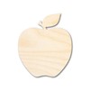 Unfinished Wood Apple Shape | DIY School Teacher Craft |