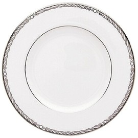 Lenox Serpentine Platinum Bone China 9 Accent Plate