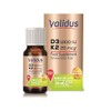 VALIDUS Vitamin D3 + Vitamin K2 Drops 20 ml (Kappa Patented Active)