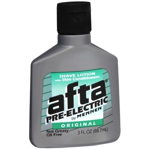 Afta Pre-Electric Shave Lotion with Skin Conditioners Original 3 oz (Pack of 9)