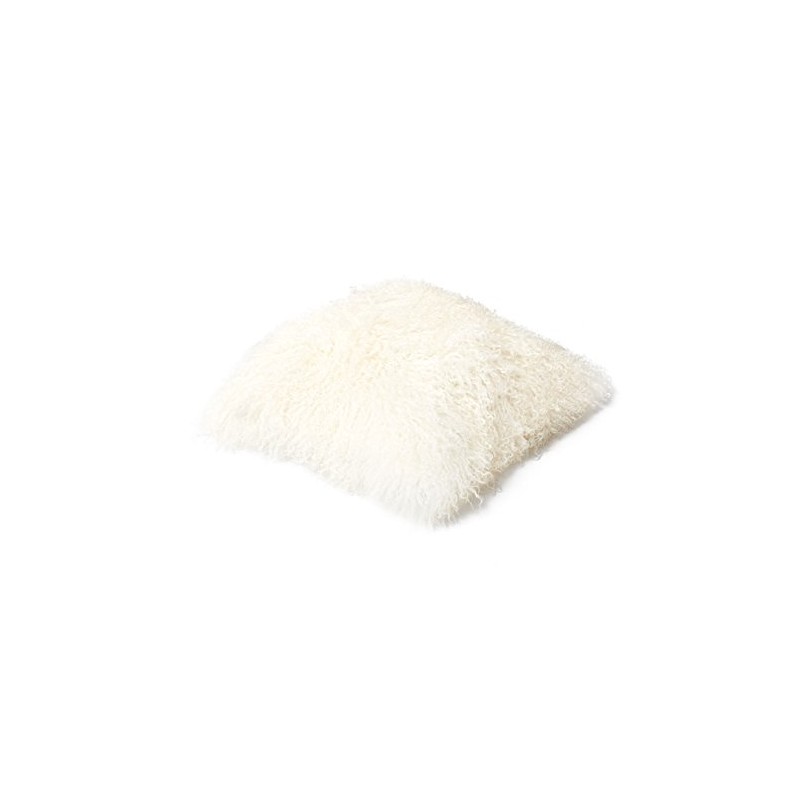 Genuine Mongolian Sheepskin Cushion Pillowcase 30x30cm (big variety of colours)