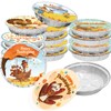 WorldBazaar Round Thanksgiving Leftover Food Containers Disposable 36 Pcs Thanksgiving