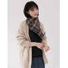 Sleeping Sheep Harris Tweed Short Scarf, Padded, Unisex, Easy to