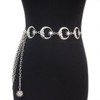 Weenkeey Moon Waist Chain Fashion Metal Chain Belt Adjustable Body