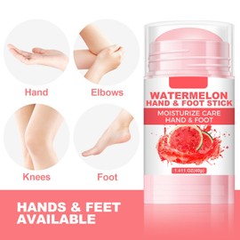 Foot and Hand Urea Cream,Heel Balm for Dry Cracked Feet Hands Elbows Knees Heel Repair Stick with Vitamin E Shea Butter Moisturizes 1.41 Oz