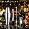 Stainless Steel Cocktail Shaker Set for Home Bartending – Complete