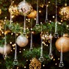 YIEUR 40 x Christmas Tree Decorations Icicle Ice Drop Pendants
