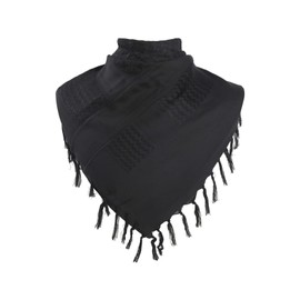 Dokpav Bufanda Táctica De Algodón Shemagh Para Desierto, Bufanda Táctica Para La Cabeza, Bufanda Árabe Para Hombres y Mujeres, Deportes, Carrera, Ciclismo, Motocicleta, Montañismo, Esquí (Negro)