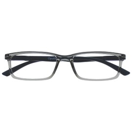 OPULIZE Sea Glasses Blue Light Filter Slim Frame Spring Hinges Improve Sleep Computer Glasses Gaming Anti-Glare Men Women B9, gray