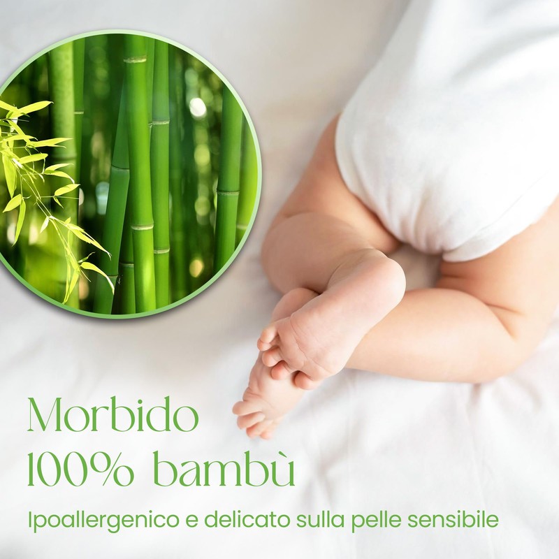Coprimaterasso Next To Me 51x85 Cm – 100% Bambù Super