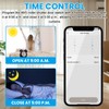 Rolladenschalter Smart, Wlan Rollladenschalter, Jalousieschalter Rolladen Zeitschaltuhr, Rolladensteuerung Kompatibel mit