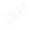 100Pcs Elastic Band with Buttonholes Stretchable Reusable Roll Up Clothes