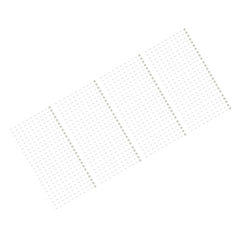 100Pcs Elastic Band with Buttonholes Stretchable Reusable Roll Up Clothes