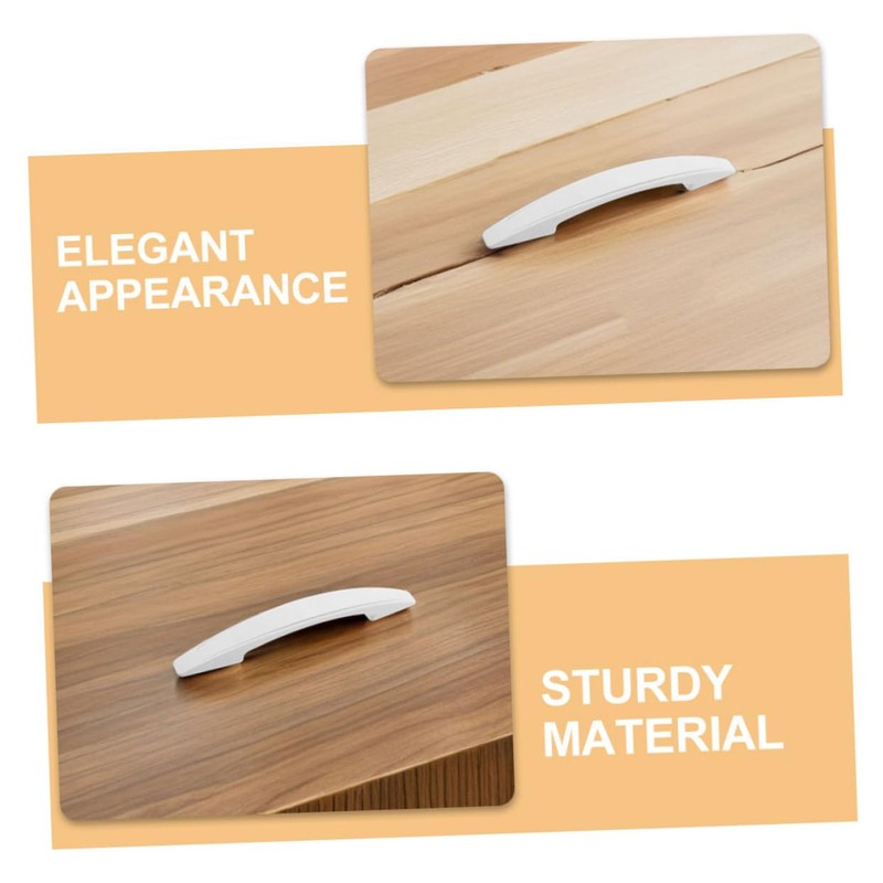 ORFOFE 3pcs Freezer Door Handle Replacement Plastic Refrigerator Handle Easy