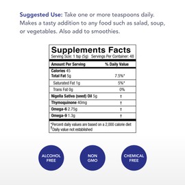 Physician's Strength Physician's Strength Black Seed Oil - 8 fl oz - Supports Healthy Body Response - Freshly Cold Pressed - Non-GMO - 48 Servings