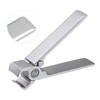 VOCOSTE Nail Clippers Nail Care Nail Cutter Portable Grey Stainless