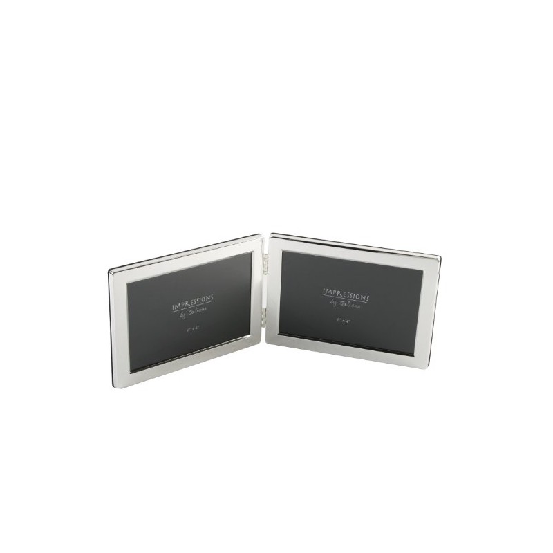 Deluxe 4x6" Double Silver Plated Frame - Landscape By Living