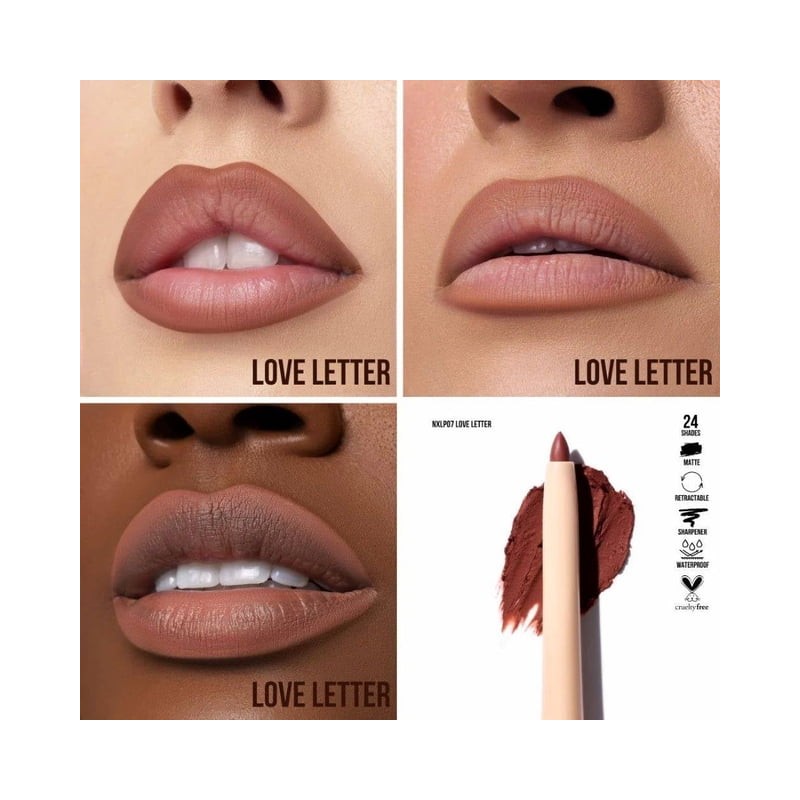 Delineador de labios Beauty Creations Nude x lipliner love letter