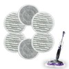 BOJUK Steam Mop Replacement Pads, All-in-One Scrubbing Mop Pads