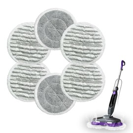 BOJUK Steam Mop Replacement Pads, All-in-One Scrubbing Mop Pads