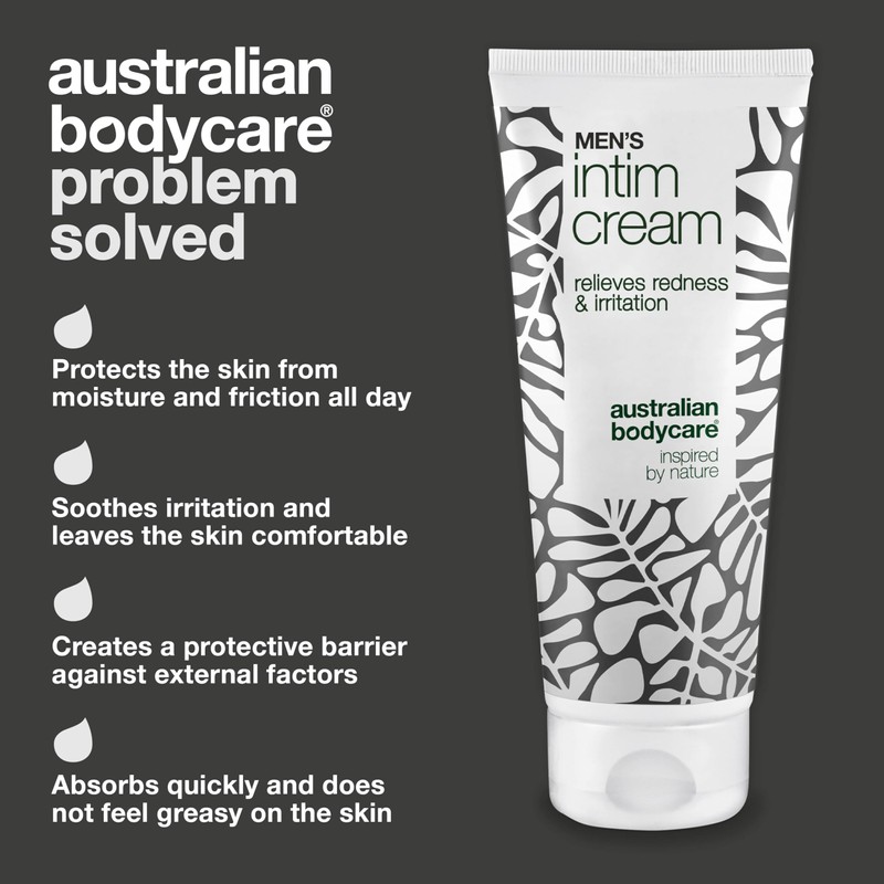 Men’s Intimate Cream – relieves itching, friction, and moisture. Formulated