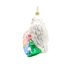 Christopher Radko Hand-Crafted European Glass Christmas Tree Decorative Ornament, 2025 Wedding Lovebirds