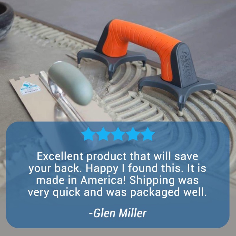 EasyLean Trowel Support Tool, Proudly Made-in-the-USA, Handy Hand Tool for
