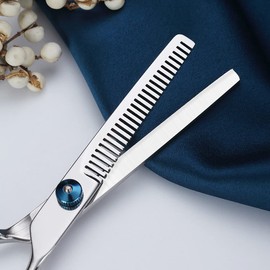 Evanda Professional Hairdresser Supervised by a Professional Hairdresser, Hair Scissors, Hair Cutting Scissors, Hair Cutting Scissors, Bangs Cutting, Self Cut, Cleaning Cloth, Case, Premium Hairdressing Shears for Salons and Home Use