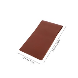 Kisangel Golf Stat Tracker Scorebook Portable Durable Fake Leather Score Recording Book with Sturdy Inner Pages for Baseball Golf Elegant Design for Outdoor Sports Events Present for Men