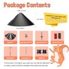 Squirrel Baffle for Bird Feeder Pole, Squirrel Guard Defender, Squirrel
