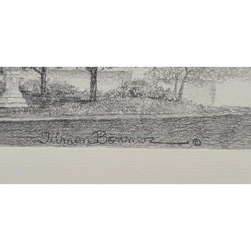 11x14 Print "Parker County Courthouse-Wea