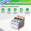 EXCERCUS Compatible Ink Cartridges Replacement for Canon CLI-42 CLI42 Ink