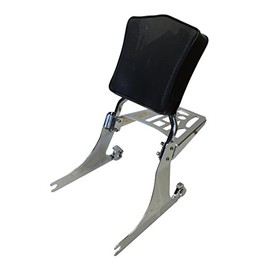 Sissy Bar Backrest & Luggage Rack for '06+ Harley Davidson Dyna FXD Models (Wide Glide, Low Rider, Super Glide, Street Bob, Fat Bob)