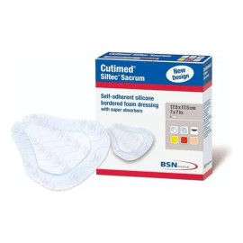 Cutimed Siltec Sacrum 23x23cm (5 Piezas) Color Blanco