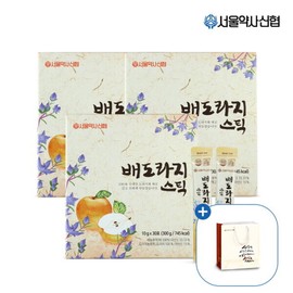 Seoul Pharmacists Cooperative 서울약사신협 국내산 배도라지 배도라지 스틱 30포 3세트 /쇼핑백 3장 Seoul Pharmacists Cooperative Domestic Pear and Bellflower Stick 30 Packs 3 Sets / 3 Shopping Bags