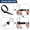 VONJUMA Pack of 60 Velcro Cable Ties, Reusable Velcro Cable