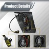 TLGYAUTO Fog Lights Pair Set Compatible with 2003-2017 VN/VNL Truck,