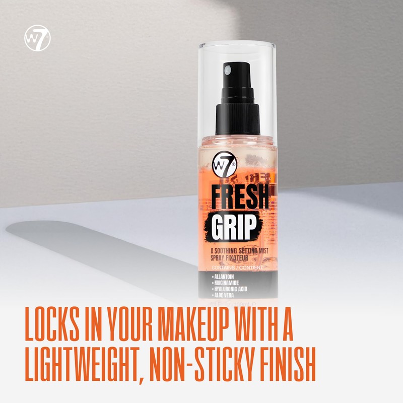 W7 Fresh Grip Soothing Setting Spray - Hydrating Bi-Phase Formula