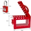 SAFBY Lockout Tagout Box Kit Portable Safety Group Padlock Box