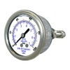 PIC Gauge 303L-158C Glycerin Filled U-Clamp Panel Mount Pressure Gauge