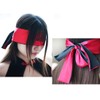 Satin Blindfold Belt Sash Necktie Neck Scarf Eye Mask for