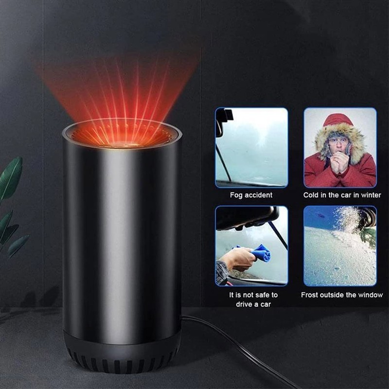 Portable Car Heater Car Defroste Fast Heating and Cooling Fan